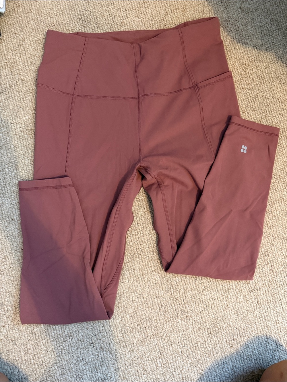 Sweaty Betty High-Rise Leggings - Mauve Rose